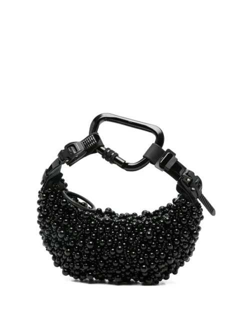 Innerraum beaded carabiner clutch bag