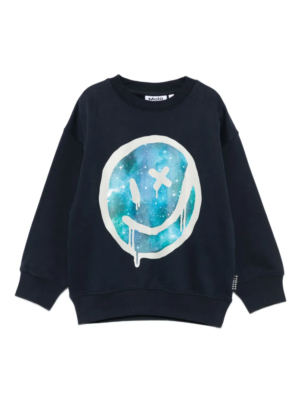 Molo face-print sweatshirt | Blue | Image 1