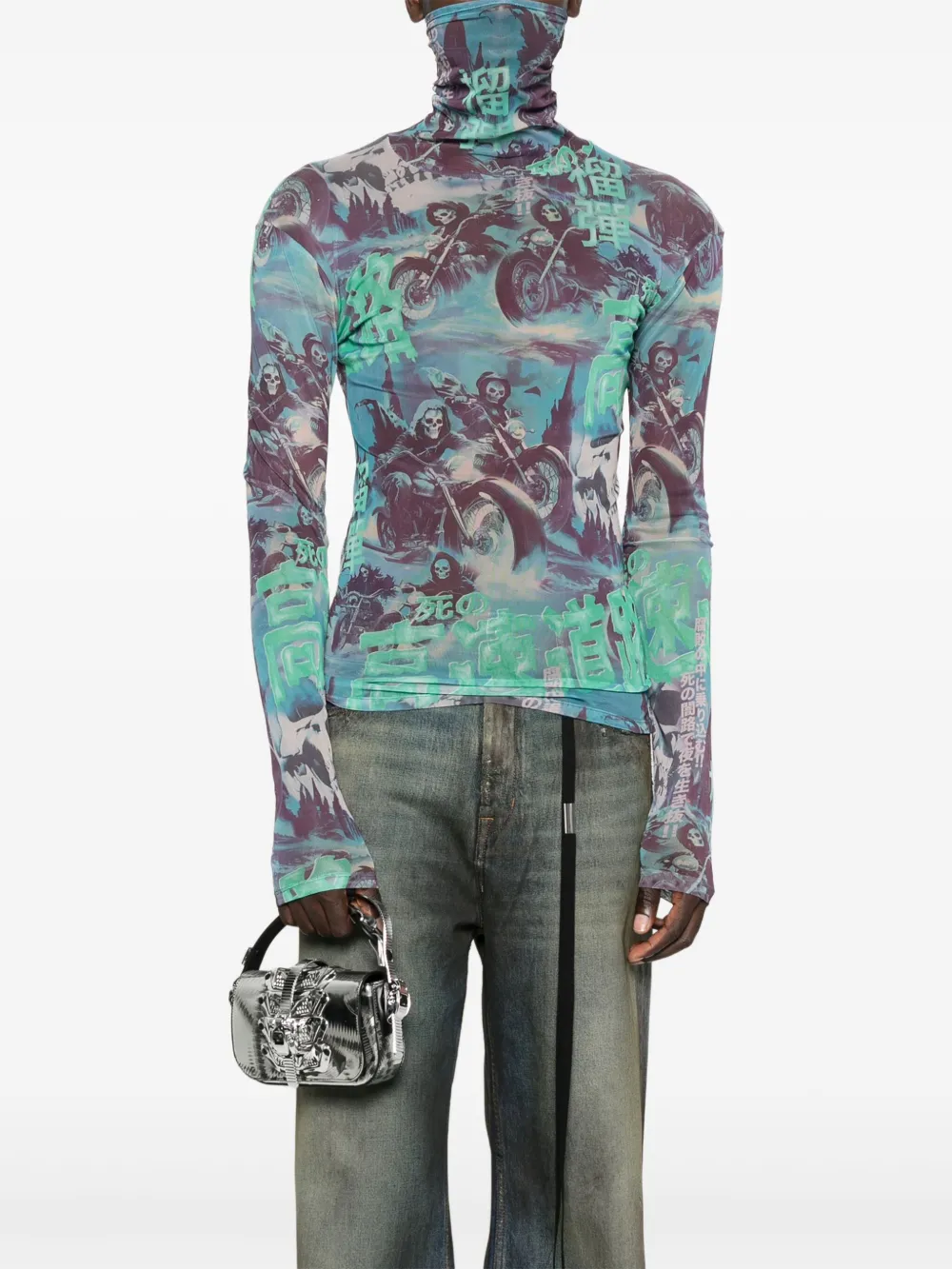 Innerraum metallic-buckle patterned tote bag | Image 2