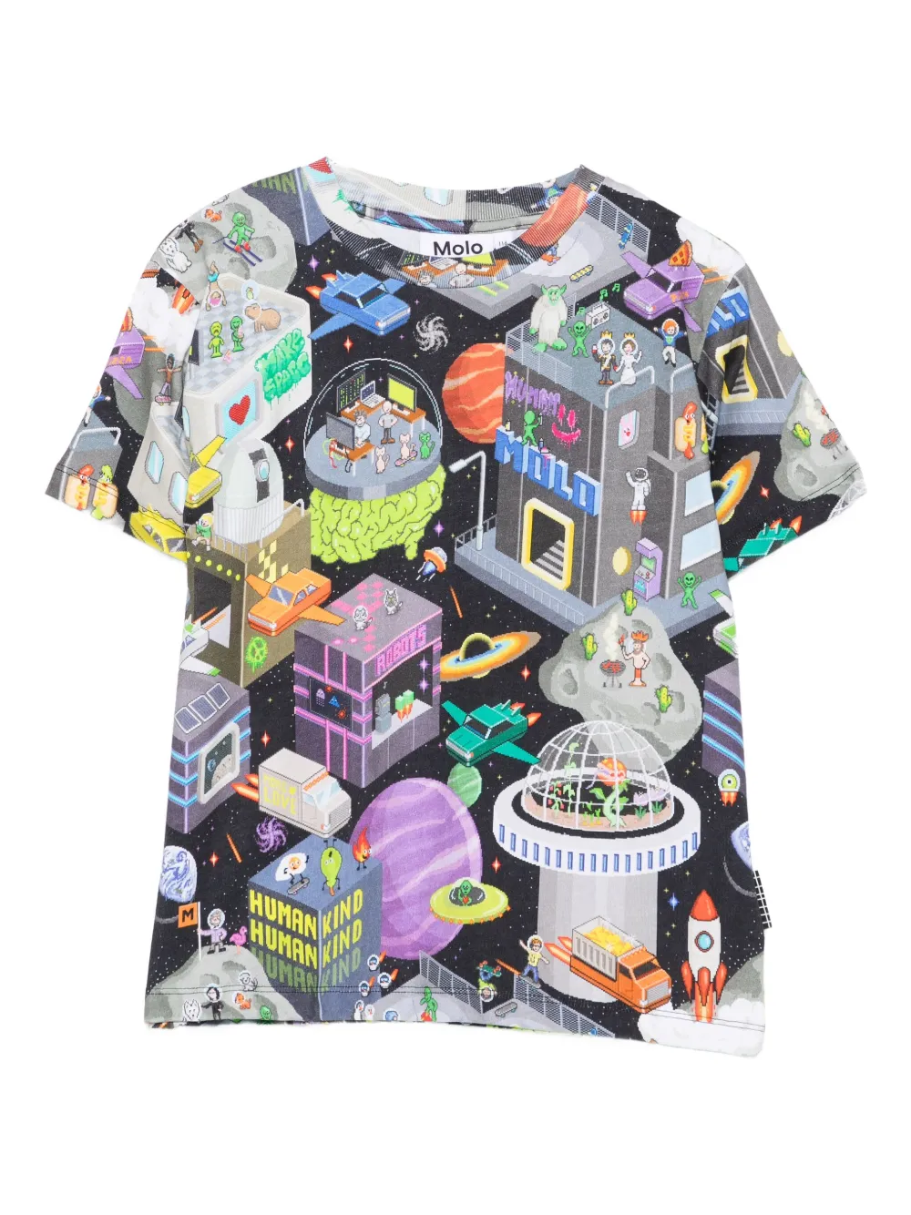 Molo graphic-print T-shirt | Black | Image 1