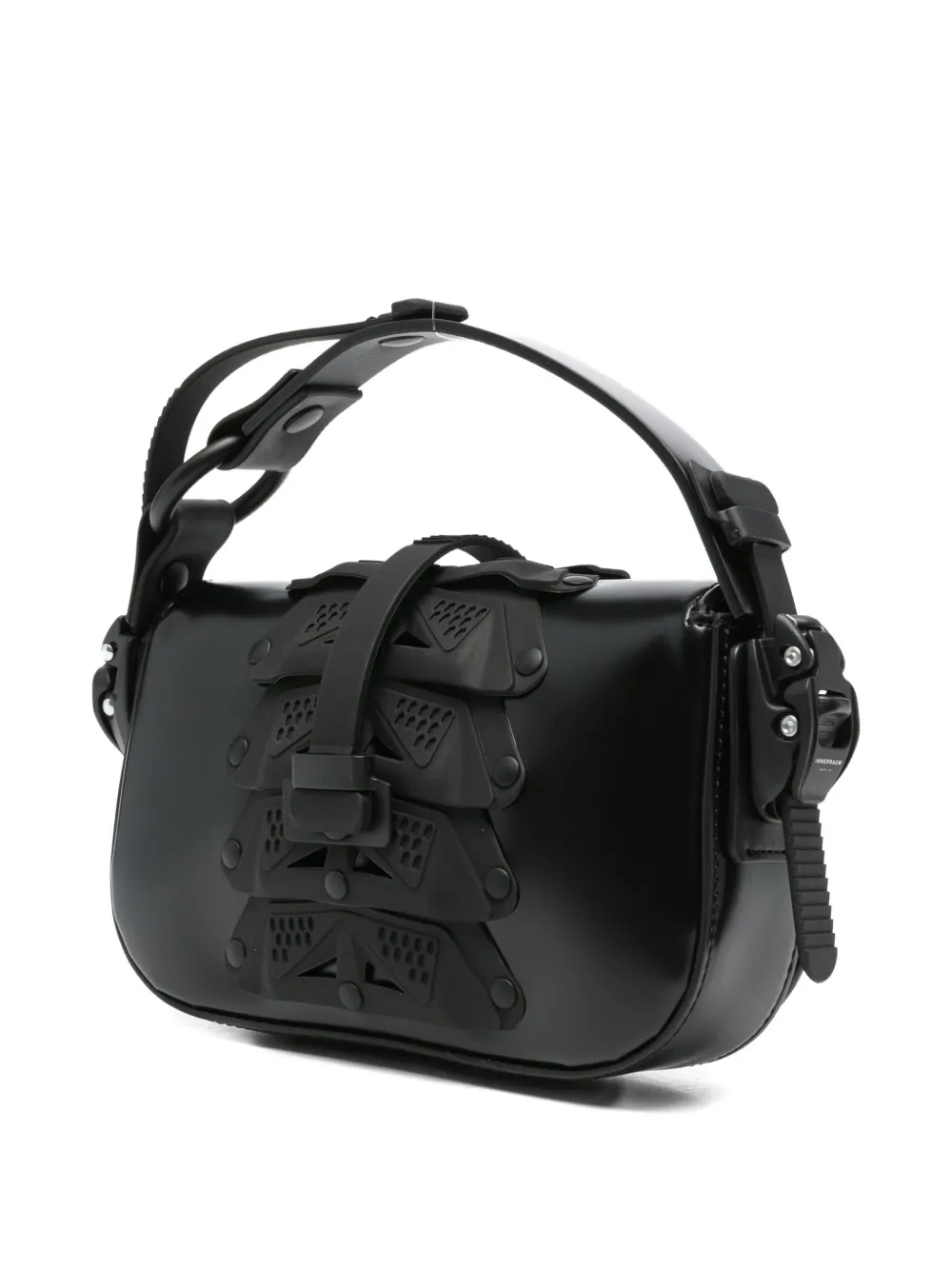Innerraum Shopper met gespsluiting en vlakken Zwart