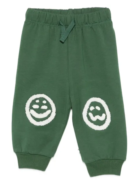 Molo smiley-face elasticated trousers