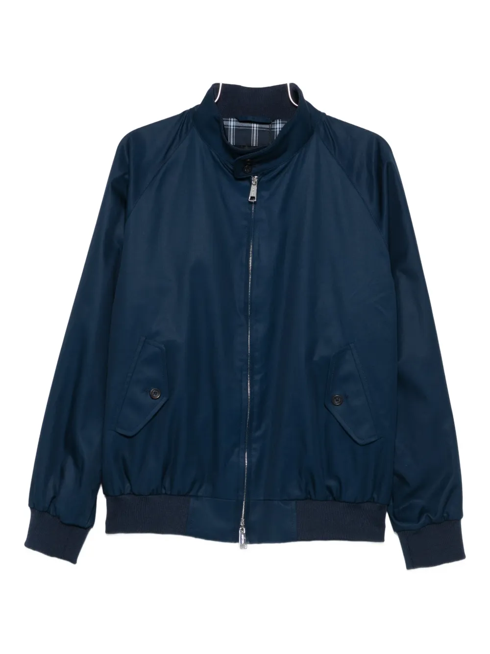 Grenfell zip-front flap-pocket jacket - Blu