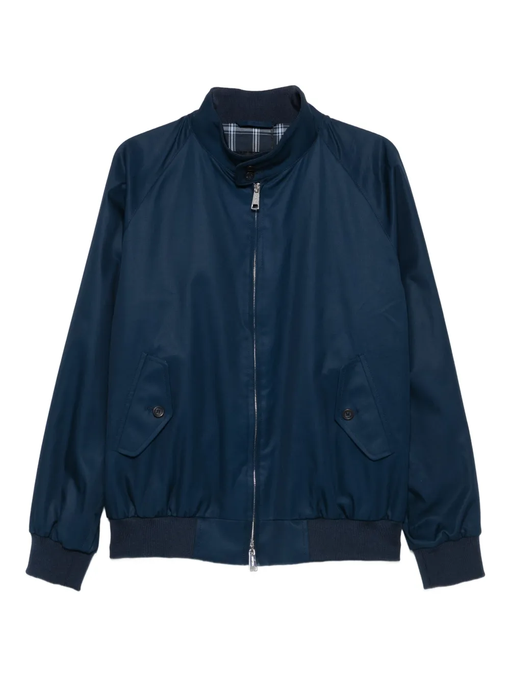 Grenfell zip-front flap-pocket jacket - Blu