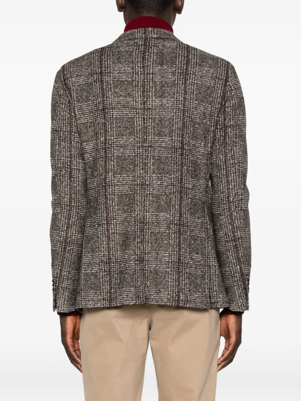 L.b.m 1911 Checked Blazer In Gray