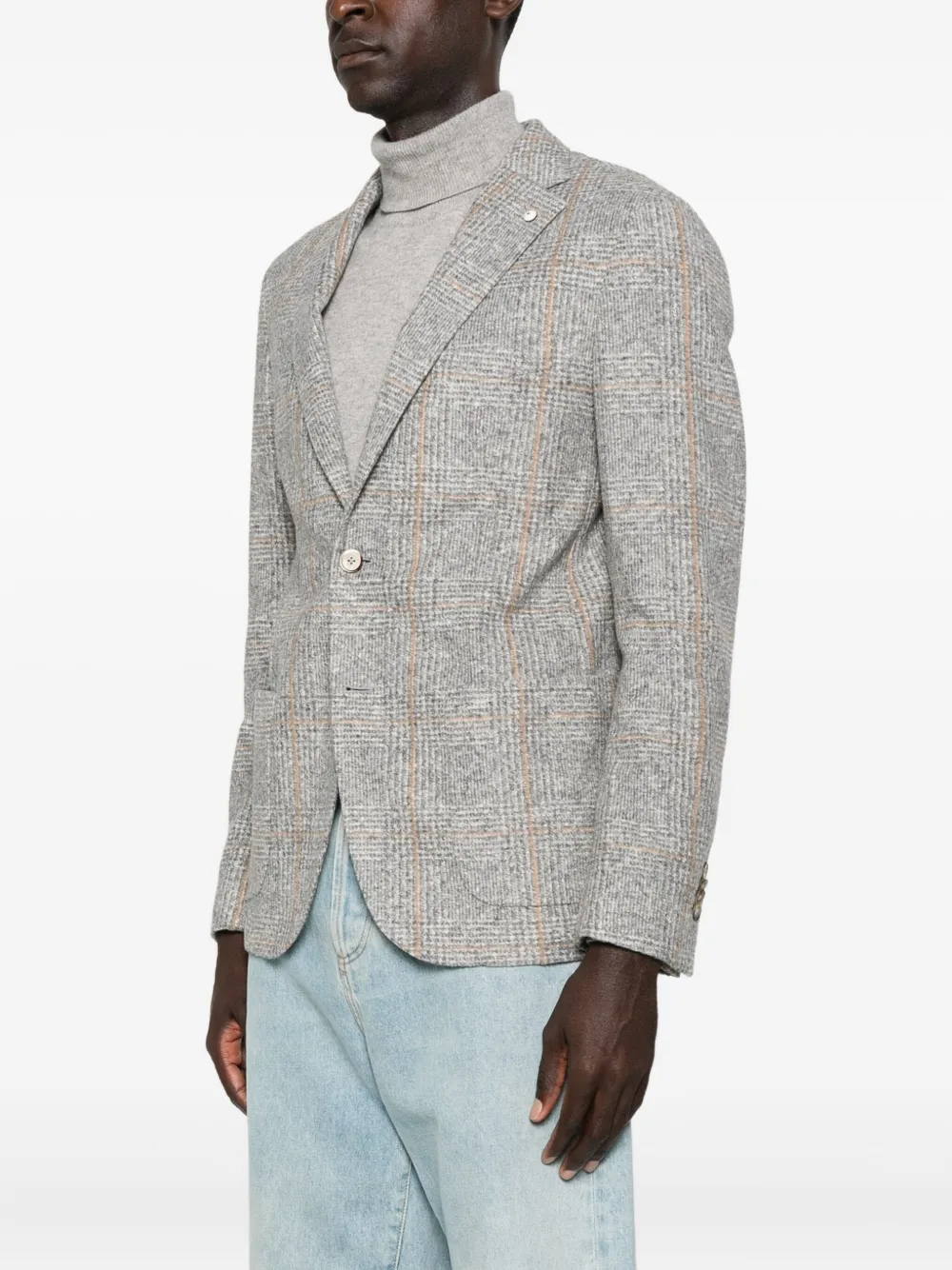  L.b.m. 1911 Checked Blazer - Grey 