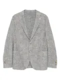 L.B.M. 1911 checked blazer - Grey