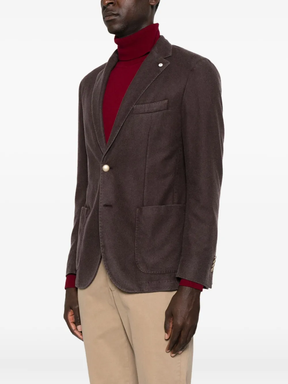 L.b.m 1911 Patch-pocket Blazer In Black