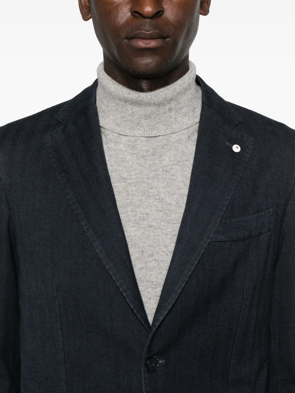 L.b.m 1911 Button-fastening Jacket In Blue