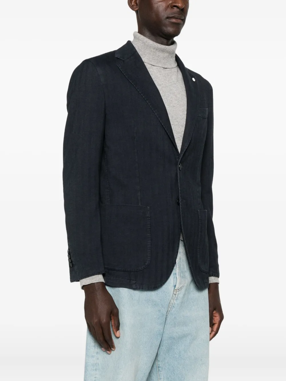 L.b.m 1911 Button-fastening Jacket In Blue