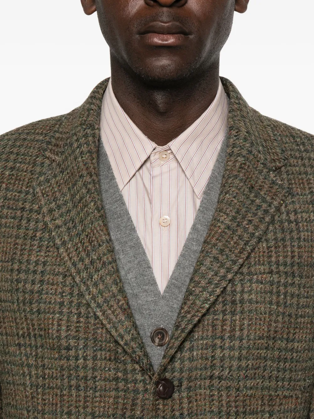 Polo Ralph Lauren Checked Elbow-patch Jacket In Multi