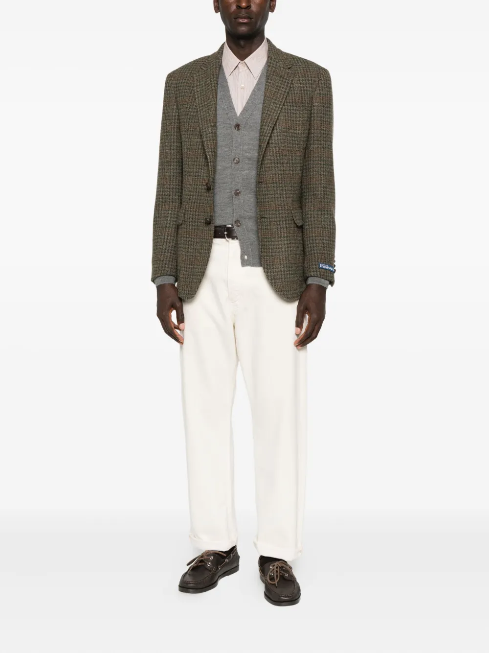 Polo Ralph Lauren checked elbow-patch jacket | Blazers | Image 2