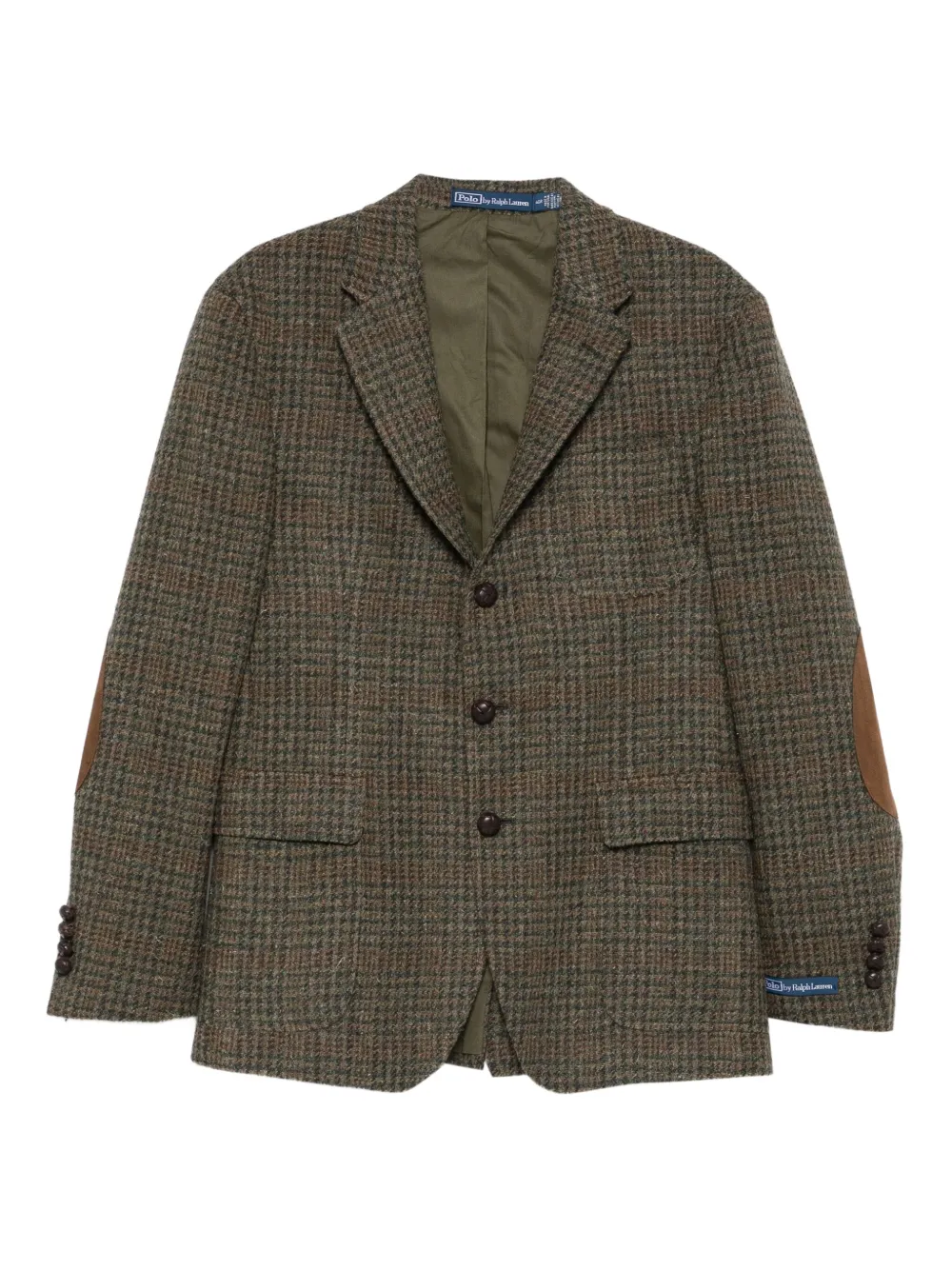A374/美品 USA製 LANDS’END ツイードジャケット エルボーパッチ A374/美品 USA製 LANDS'END ツイードジャケット エルボーパッチ