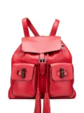 Gucci Pre-Owned 2000-2015 Leather Bamboo Tassel backpack - Red