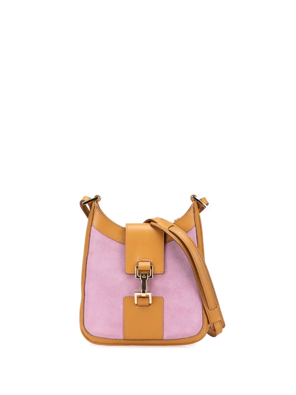 Gucci Pre-Owned 2000-2015 Suede Jackie crossbody bag - パープル Gucci Pre-Owned 2000-2015 Suede Jackie crossbody bag - パープル