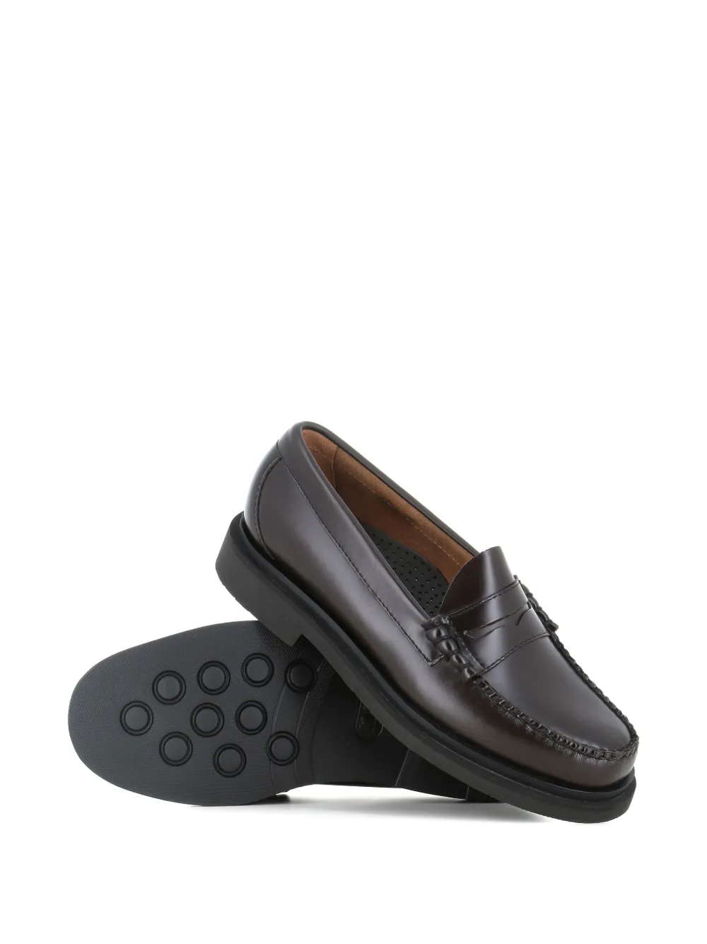 G.H. Bass & Co. Leren loafers Bruin