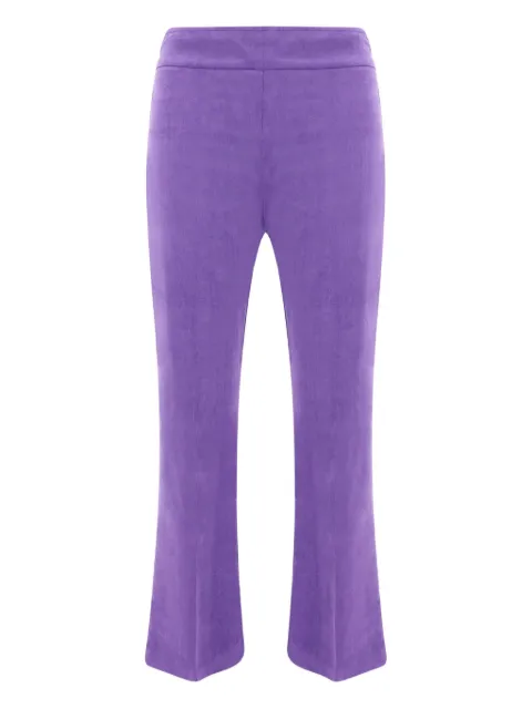 Avenue Montaigne pantalones de canalé con cinturilla elástica