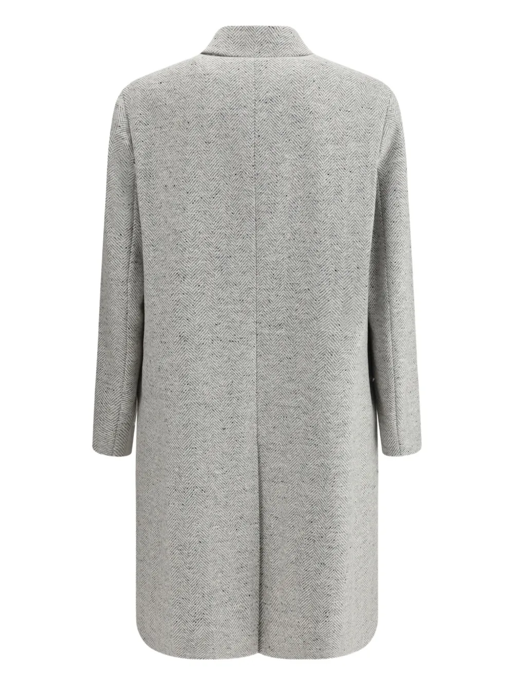 Lardini herringbone single-breasted coat | Single Breasted Coats | Image 2