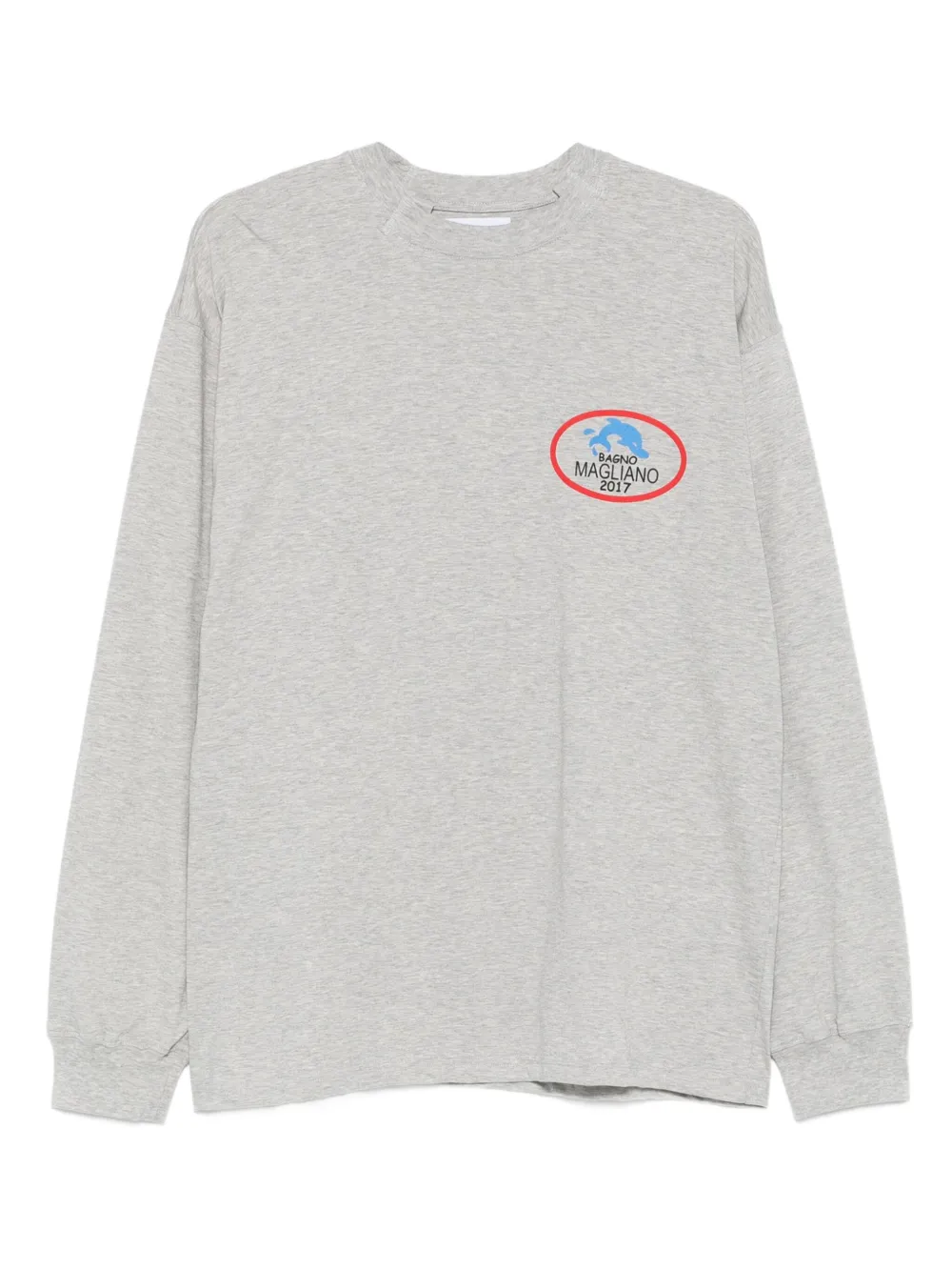 Magliano logo-motif long-sleeve sweatshirt | Grey | Image 1