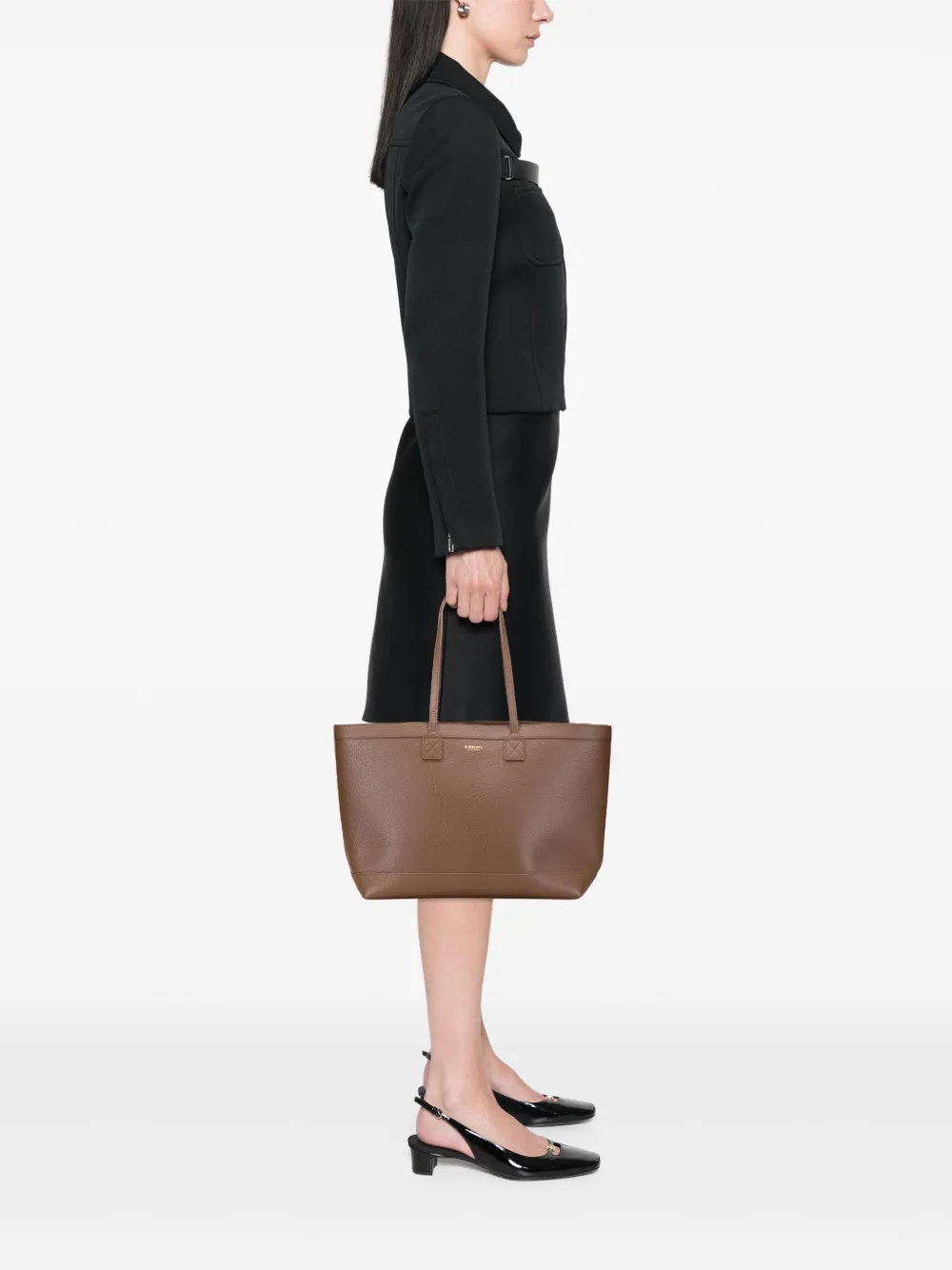 Burberry Pre-Owned 2023-2025 Medium Grained Calfskin London tote bag | Pre-Owned | Image 2