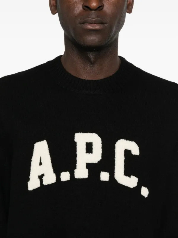 A.P.C. クルーネック セーター | ブラック | FARFETCH JP