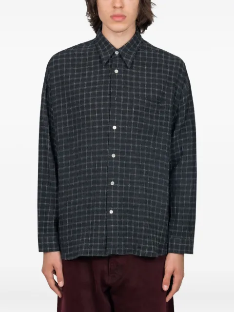 Sunflower check-print shirt