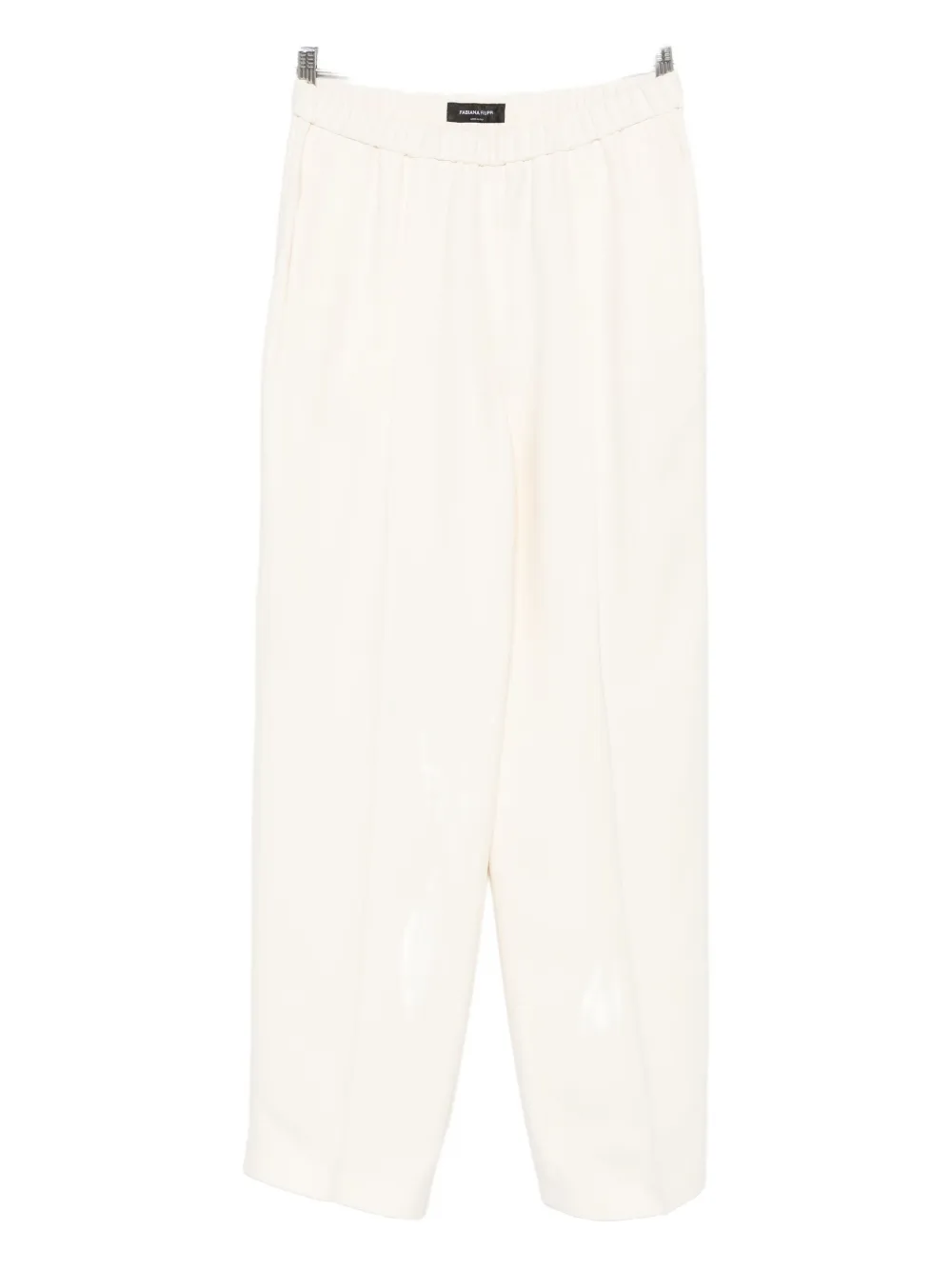 Fabiana Filippi elasticated-waistband trousers - ニュートラル Fabiana Filippi elasticated-waistband trousers - ニュートラル