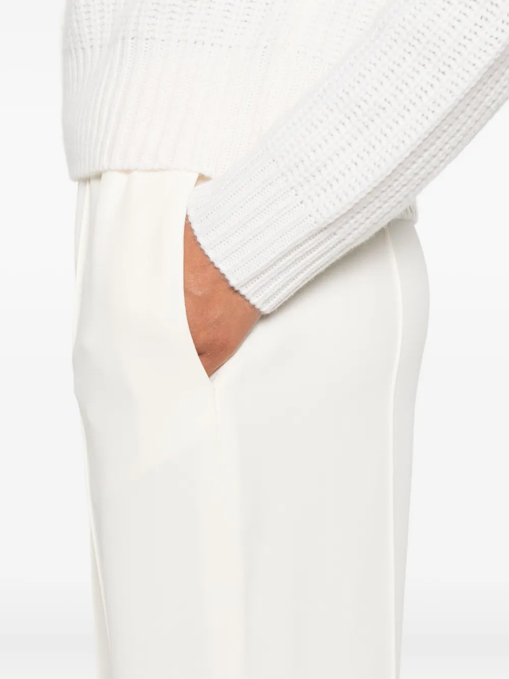 Fabiana Filippi Gubbio Techno Tailoring Jogging Trousers In White