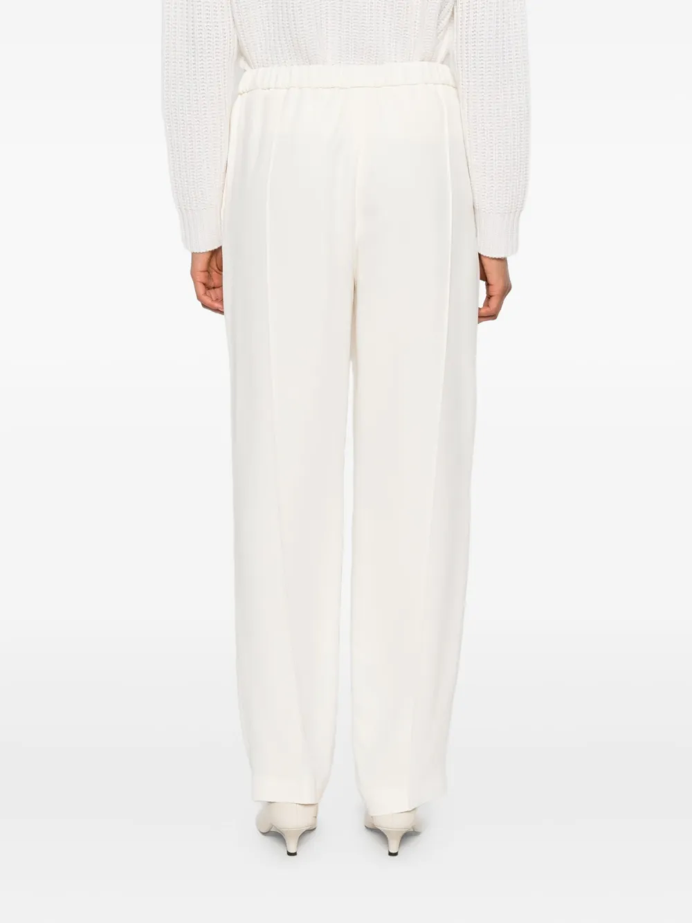 Fabiana Filippi Gubbio Techno Tailoring Jogging Trousers In White