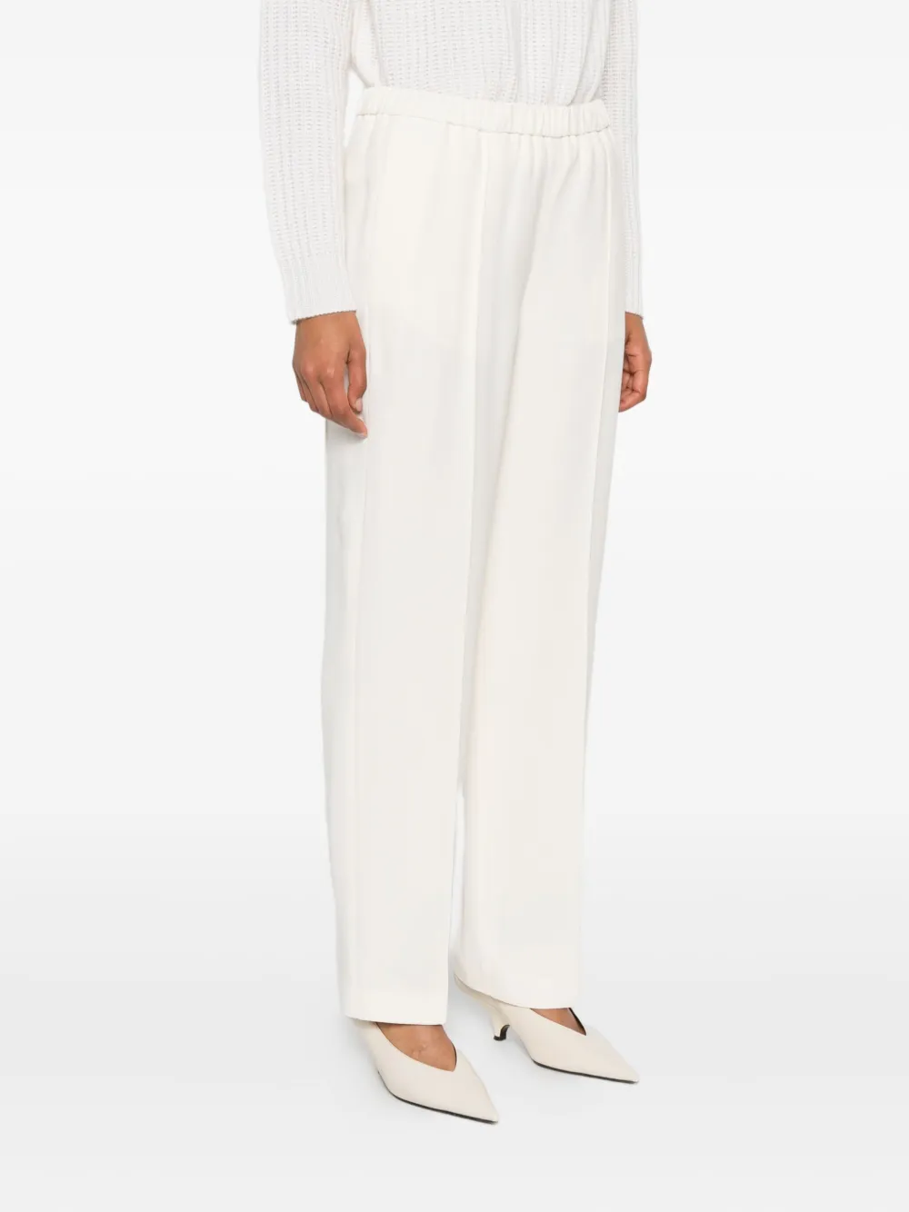 Fabiana Filippi Gubbio Techno Tailoring Jogging Trousers In White