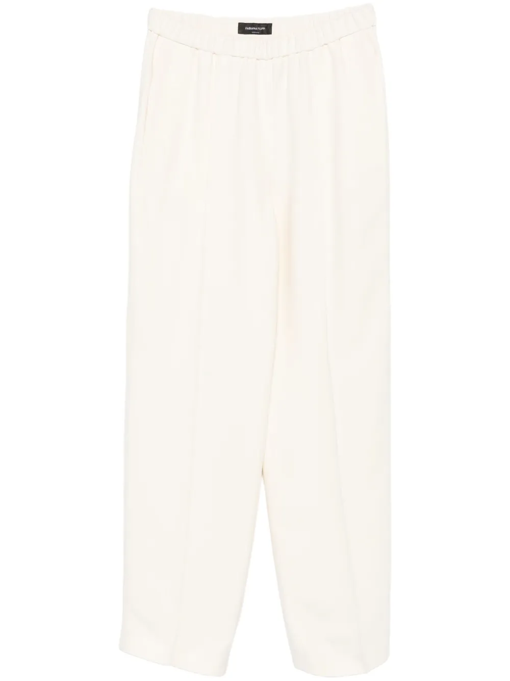 Fabiana Filippi elasticated-waistband trousers - ニュートラル Fabiana Filippi elasticated-waistband trousers - ニュートラル