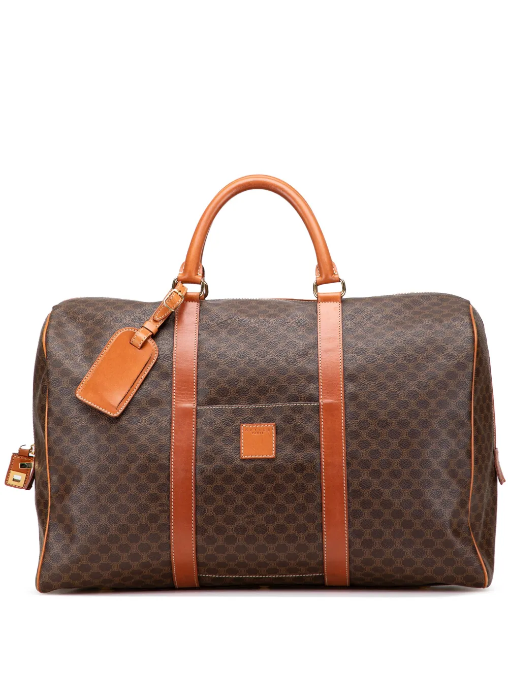 Céline Pre-Owned 1998 Macadam Coated Canvas travel bag - ブラウン Céline Pre-Owned 1998 Macadam Coated Canvas travel bag - ブラウン