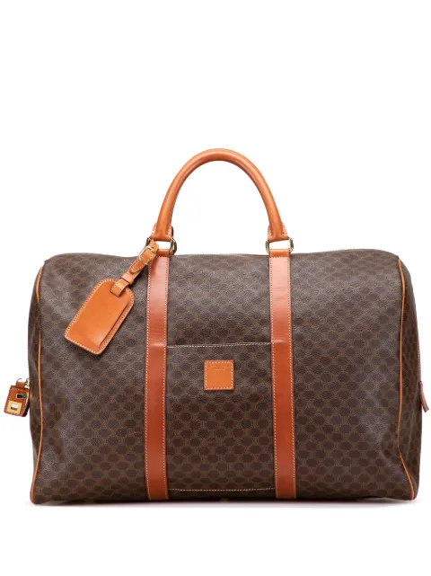Céline Pre-Owned 1998 Macadam Coated Canvas travel bag