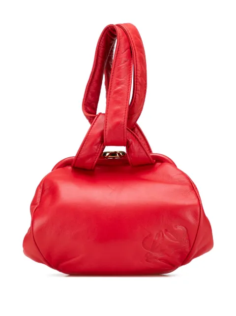 Loewe Pre-Owned 2000-2025 Leather Anagram Frame handbag