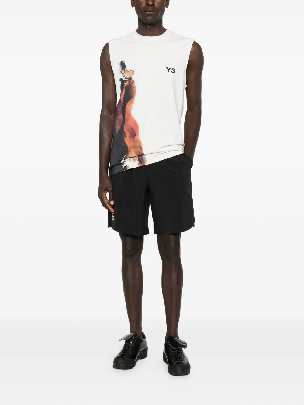 Y-3 abstract-print sleeveless top | ベスト＆タンクトップ | Image 2