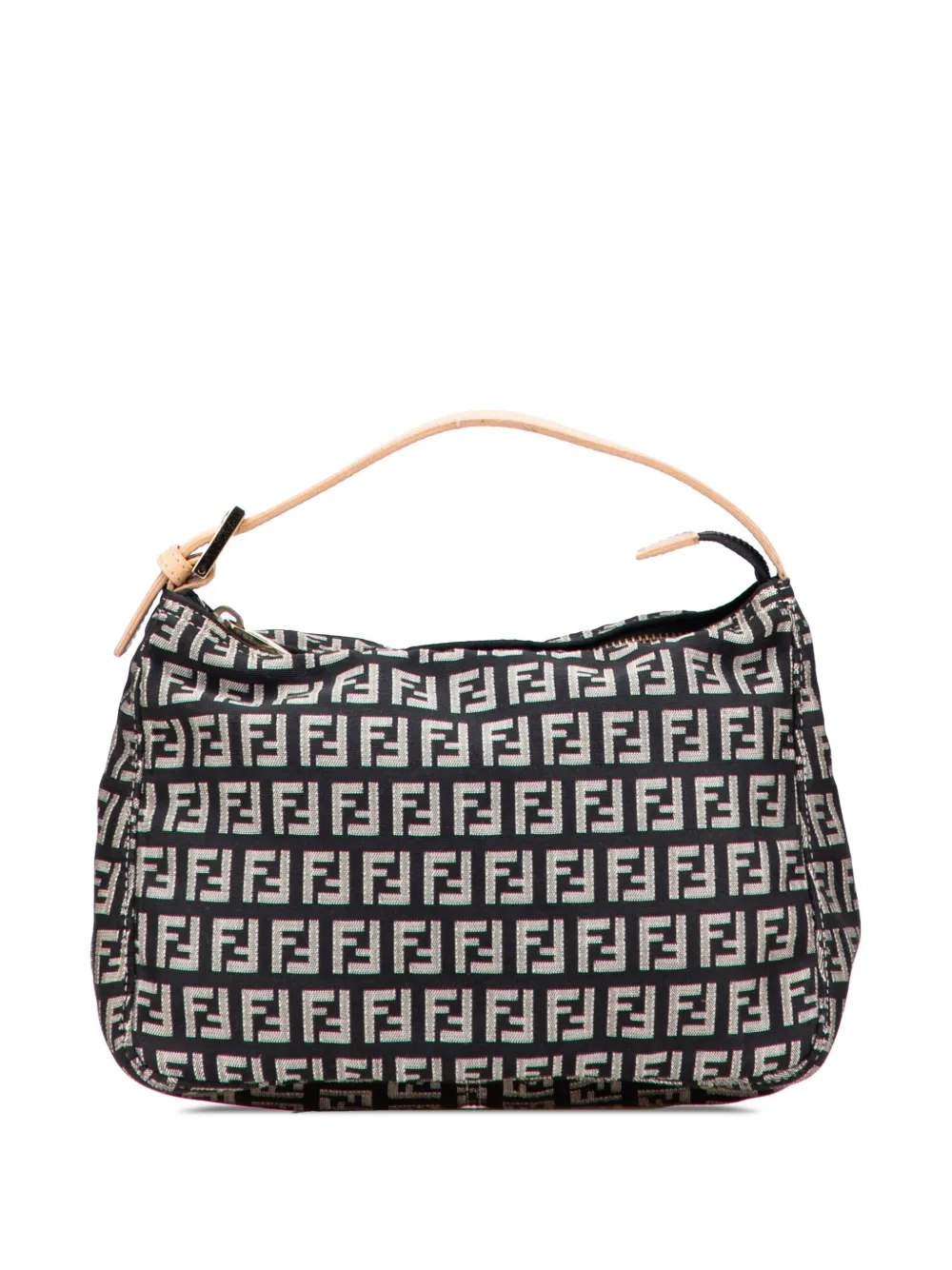 Fendi Pre-Owned 2000-2010 Zucchino Canvas handbag - ブラック Fendi Pre-Owned 2000-2010 Zucchino Canvas handbag - ブラック