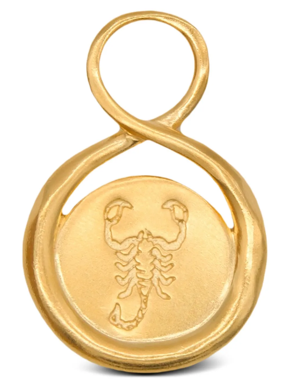 Lah Paris scorpion-engraved infinity-design pendant | Gold | Image 1