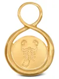 Lah Paris scorpion-engraved infinity-design pendant - Gold