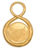 Lah Paris taurus-engraved infinity-design pendant - Gold