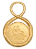 Lah Paris sagittarius-engraved infinity-design pendant - Gold