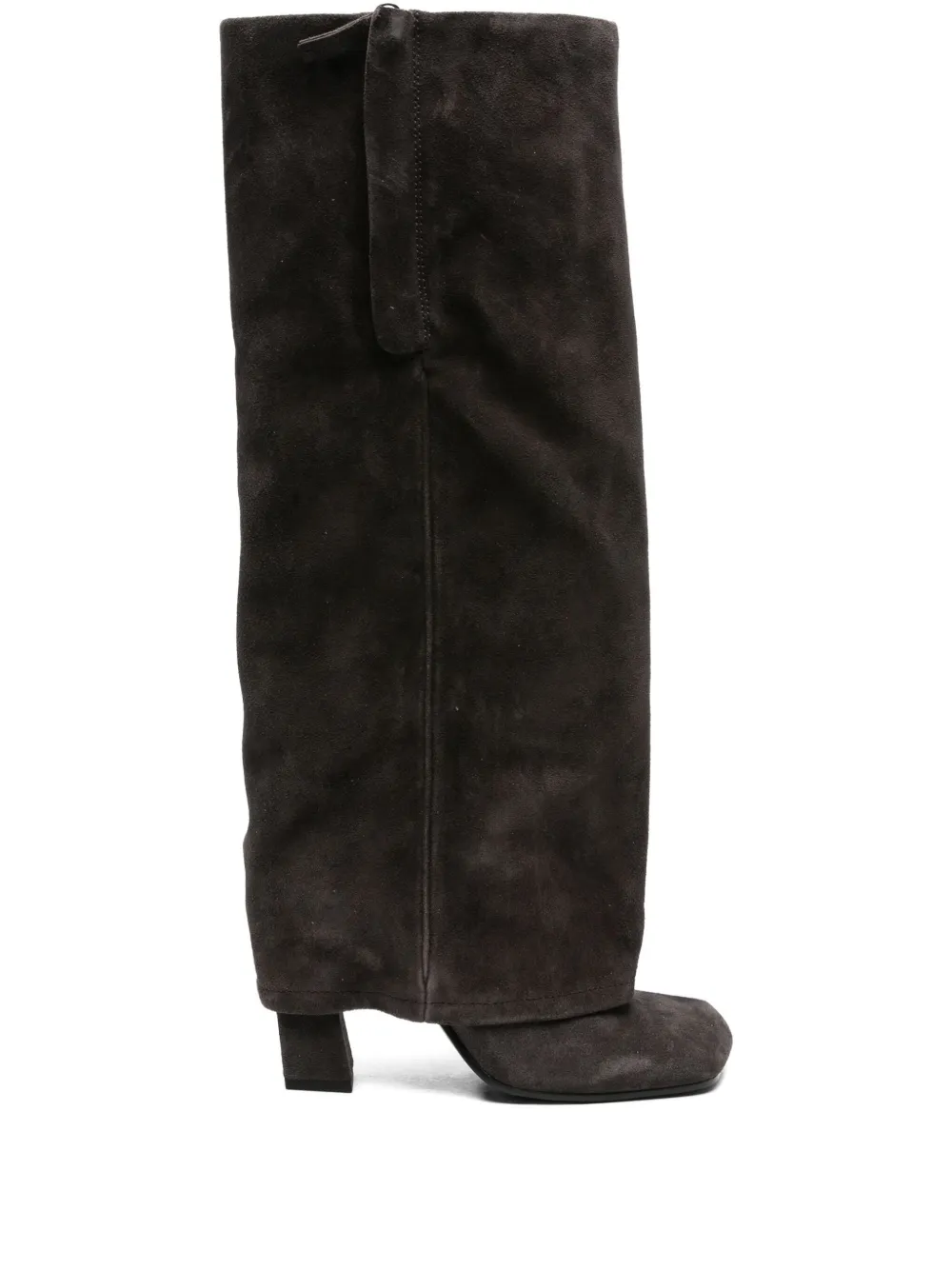 Ash square-toe side-zip suede boots Bruin