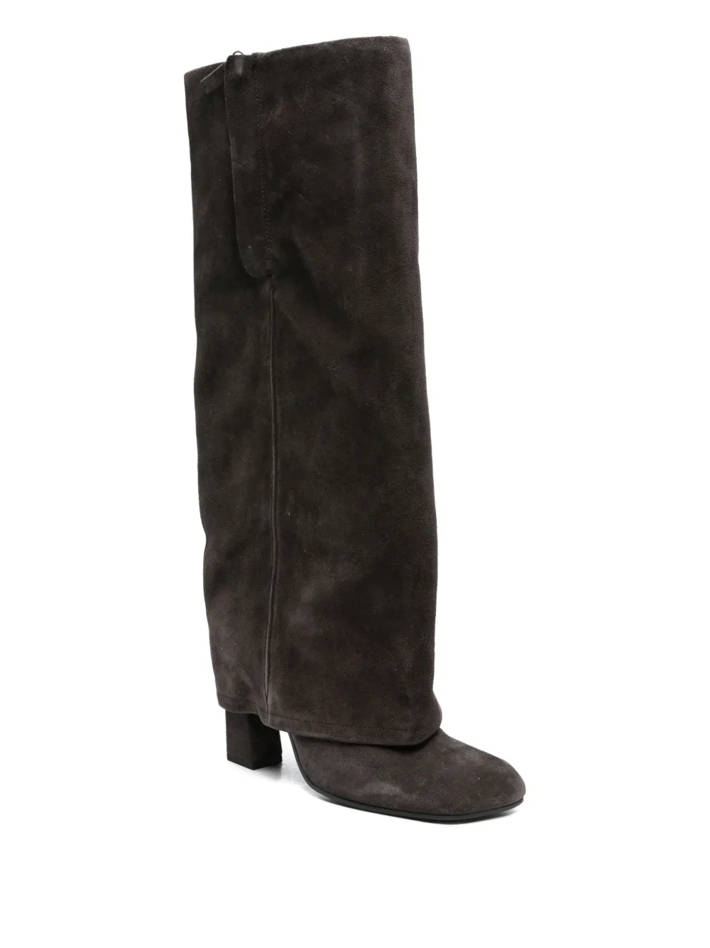 Ash square-toe side-zip suede boots Bruin