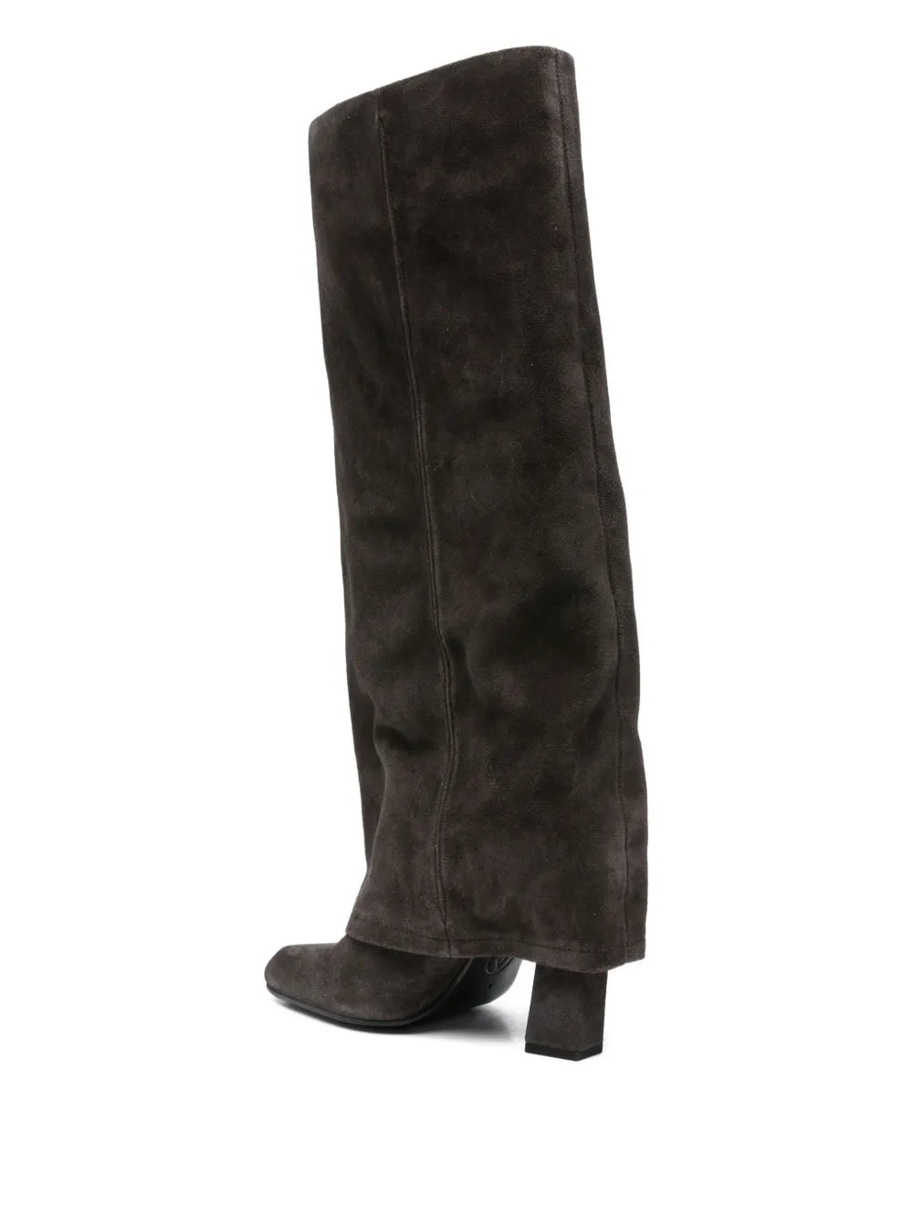 Ash square-toe side-zip suede boots Bruin