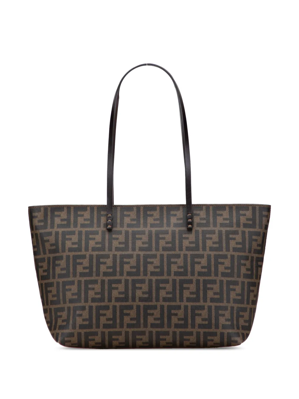 Fendi Pre-Owned 2010-2025 Small Zucca Coated Canvas Roll tote bag - Fendi Pre-Owned 2010-2025 Small Zucca Coated Canvas Roll tote bag -