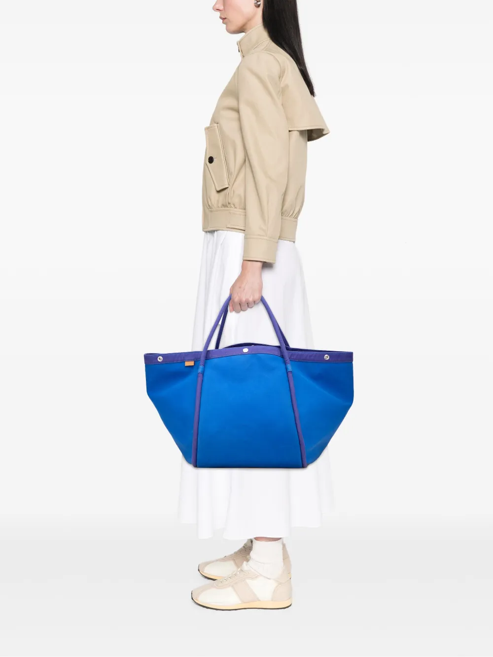Hermès Pre-Owned 1990-2015 Toile Lindy Beach Bag tote bag | Pre-Owned | Image 2