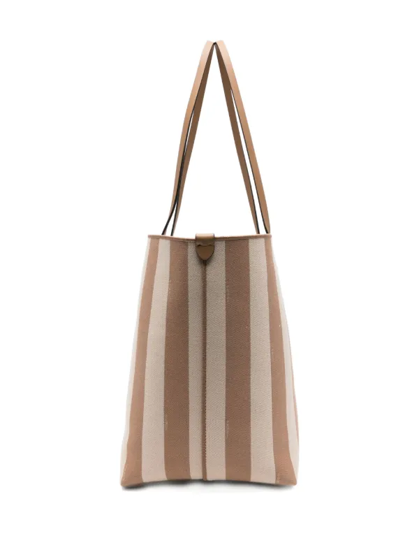 FENDI ストライプ トートバッグ | ニュートラル | FARFETCH JP