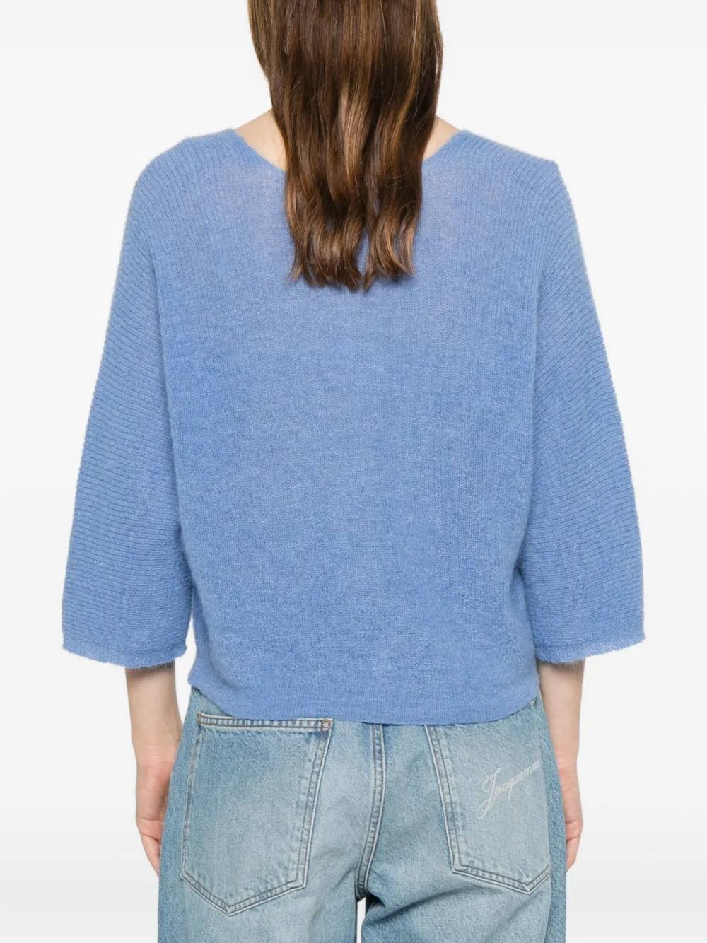 Ba&sh Isaac V-neck Jumper In Blue