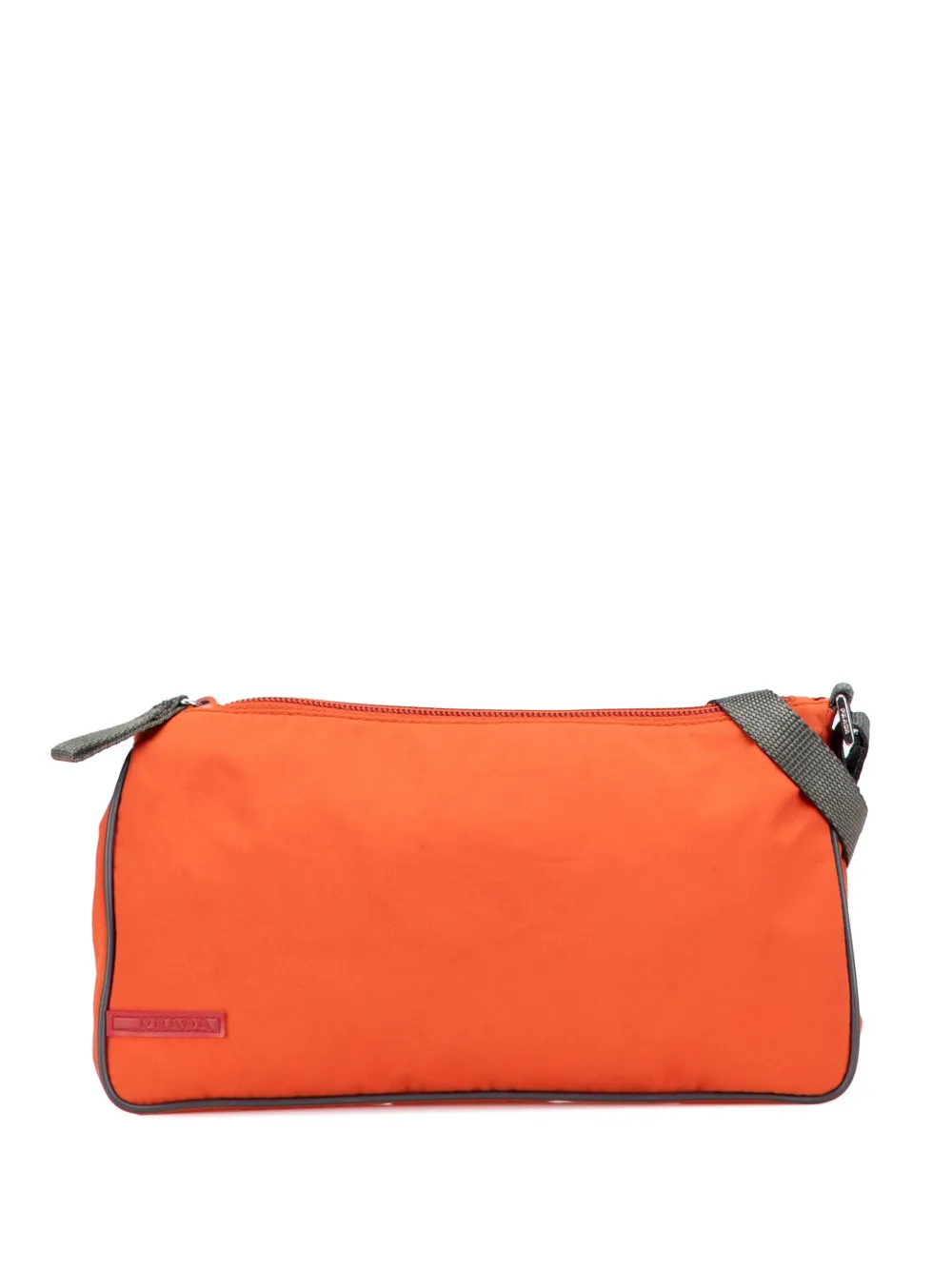 Prada Pre-Owned 2010-2025 テスート スポーツ ショルダーバッグ - オレンジ Prada Pre-Owned 2010-2025 テスート スポーツ ショルダーバッグ - オレンジ