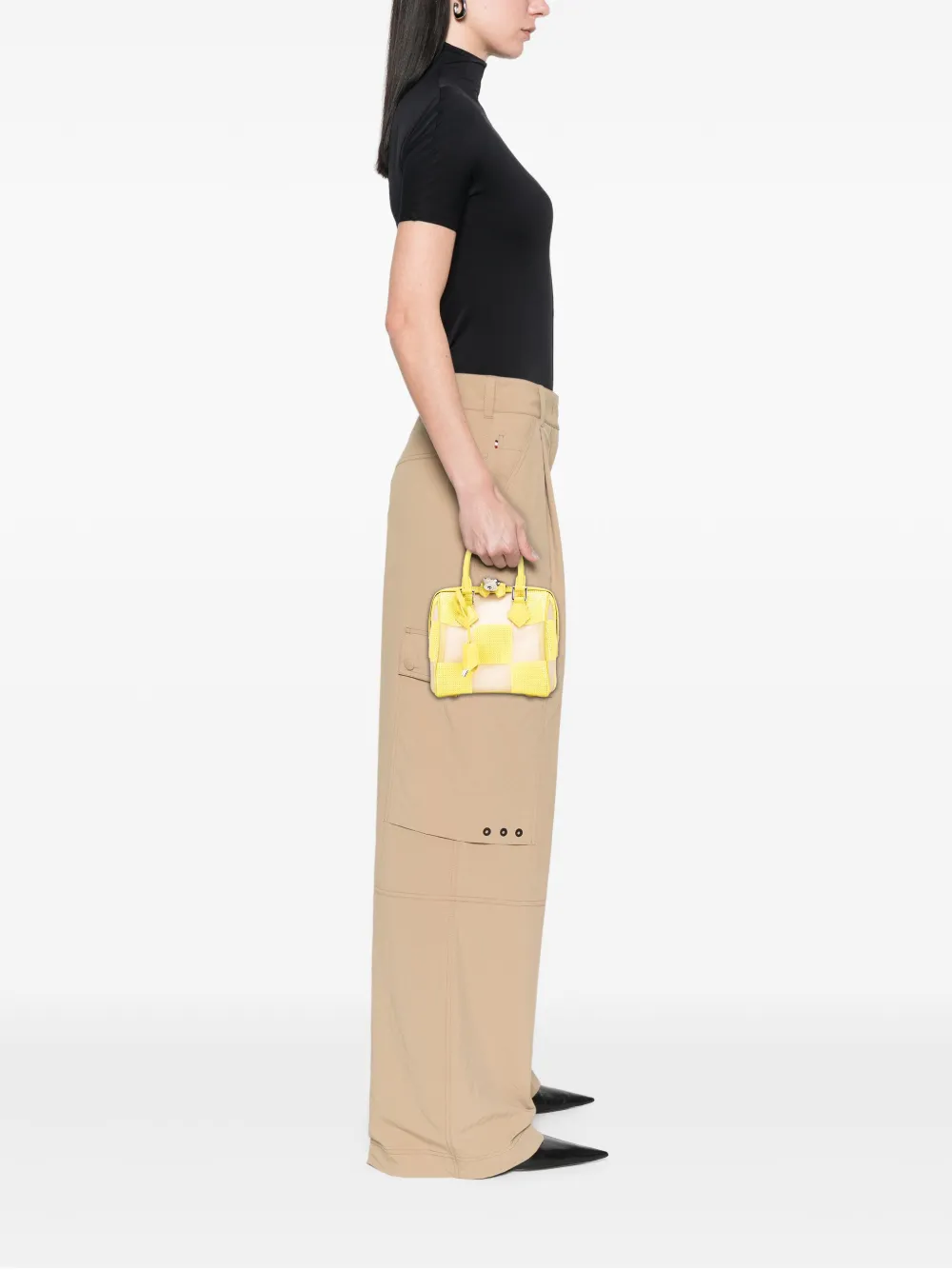 Louis Vuitton Pre-Owned 2013 Damier Optic Mesh Sequins Cube Speedy handbag | Pre-Owned | Image 2