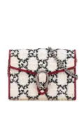 Gucci Pre-Owned 2000-2015 Mini GG Tweed Dionysus Wallet on Chain crossbody bag - White